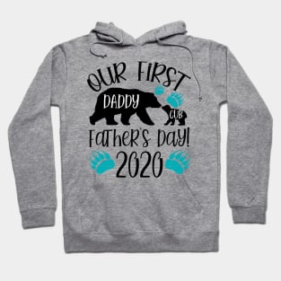 First Fathers Day Daddy And Baby Bear Matching Hoodie